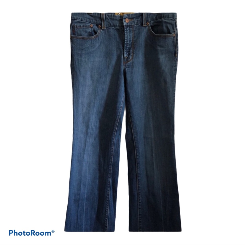 Desert Revival Seven 7 striated Premium Boot Cut Jeans Cotton Blend Size 10 - Picture 8 of 8